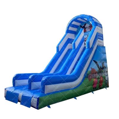 China Inflatable Commercial Grade Outdoor Air Entertainment Slides Cartoon Bouncy Slide for sale