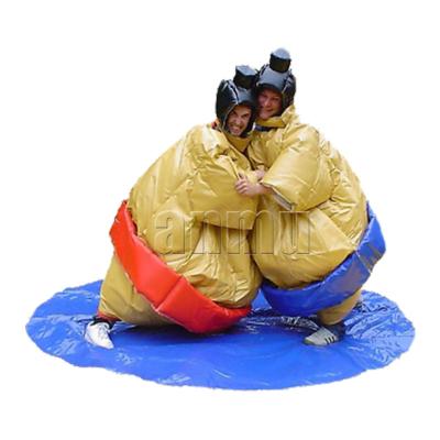 China Wholesale Funny Party Rental Company Anmu Sumo Suits Wrestling Suits Kids and Adults Inflatable Sport Games For Sale for sale