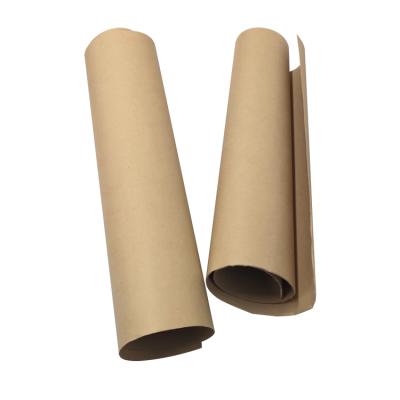 China Moisture Proof Single Bread Bags Brown Bamboo Kraft Kraft Paper Roll for sale