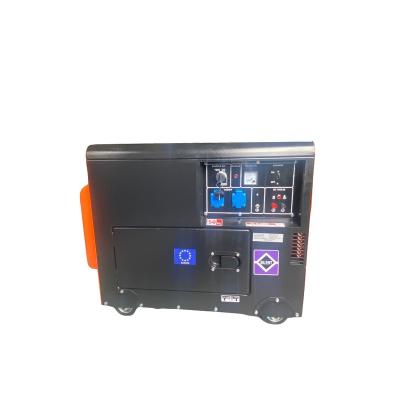 China Made in China 5.5Kw 6.5kw 8KW 10 KW Electrostatic Generator Price Portable Silent Electric Super Quiet Diesel Generators PR8000 Series for sale