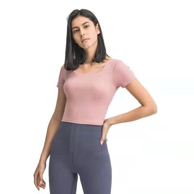 China Cheap Breathable Unique Design Hot Selling Sports Yoga Tops High Quality 2021 Yoga Dress Women Sports Yoga Main for sale