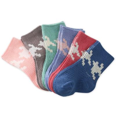 China New Double Needle Cotton QUICK DRY Socks for Boys and Girls Spring and Autumn Cute Baby Socks Kids Socks for sale