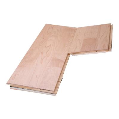 China Indoor Sports Court Flooring Customized Lay Court Laminate Rubberwood Volleyball Use FIBA ​​3-Layers Wood Sports Flooring for sale