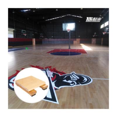 China Indoor Sports New Court Flooring Design Fixed Top Sports Floor FIBA ​​95 Anti-slip Varnish Maple Floor Sports Court for sale