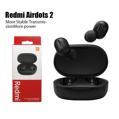 China Original Xiaomi Redmi Airdots 2 TWS Fone Earphones Wireless Headphones with Mic Handsfree Earbuds Redmi Airdots 2 for sale