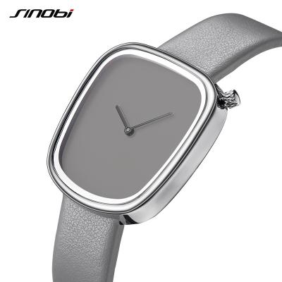 China SINOBI Water Resistant All Gray Handwatch S9705G Minimalism Style Cold Girls Watches Hot Selling Original Factory Watches for sale