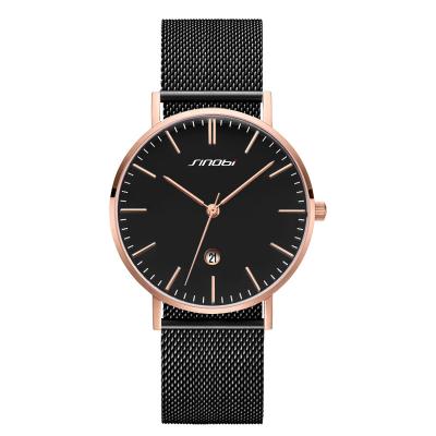 China SINOBI Water Resistant Wrist Watch S9709 Gorgeous Unisex Hand Watch For Man And Woman Classic Shade Shipping Watches for sale