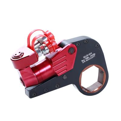 China Aviation aluminum n titanium alloy material Deeleap Hollow Hydraulic Powered Torque Wrench 2 KLCD for sale