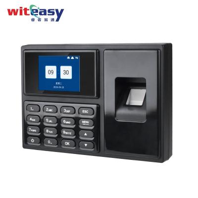 China U Disk Price Best Staff Work Tracking Check Fingerprint Time Attendance Machine With Backup A4 Battery for sale