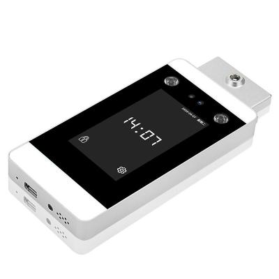 China 4.3 inch face recognition terminal built-in camera with body temperature measuring biometric access control device for sale