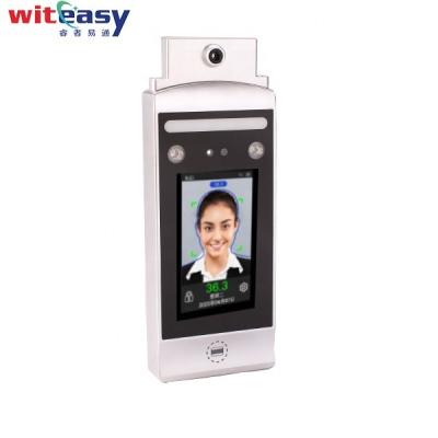 China time & Facial Assistance AI Temperature Measurement Recognition Time Attendance Security Door Access Control Device for sale