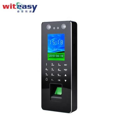 China New facial+fingerprint built-in siren touch keypad+card reading door access control machine for sale