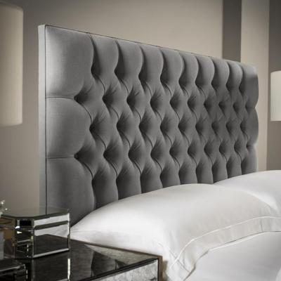 China (Height)Adjustable Headboards For King Beds Luxury Velvet Fabric Upholstery Queen Bed Modern Luxury Headboard For Hotel for sale