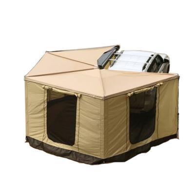 China Five Sides Side Car Tents CMARMOL 4WD Fox Wing Car Tent Offroad Camper Car Tent Waterproof Five Sides Tent For Camping for sale