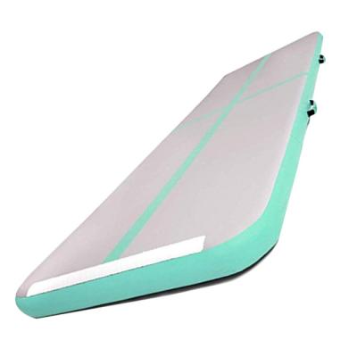 China Inflatable Floating Fitness Mats Air Track Tumbling Mat Gym Yoga On Water for sale