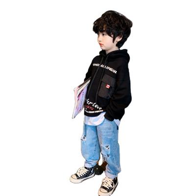 China Breathable Custom Cool Logo Boys Hoodies Cotton Kids Baby Hoodie Winter Autumn Children Plain for sale