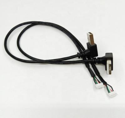 China COMPUTER Angled USB A Male To JST ZH 1.5mm Step Cable Assembly for sale