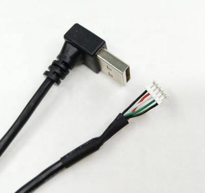 China COMPUTER Down Angled USB Type A to JST ZH 5pin Cable for sale