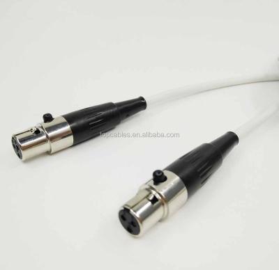 China Microphone Flexible 5 Pin Mini XLR Female to Female Cable for sale