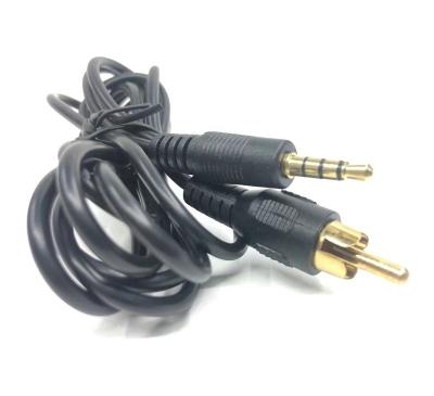 China High Quality Date Transfer Factory Sales Male To Male Audio Video Cables 3.5mm Stereo Plug To RCA for sale