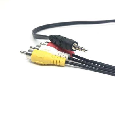 China High Quality Sales Custom Audio 3.5mm Factory Rca 3 Stereo Audio Cable for sale