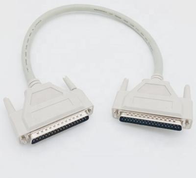 China COMPUTER D-SUB 37 Pin Male To Male Extension Serial Cable for sale