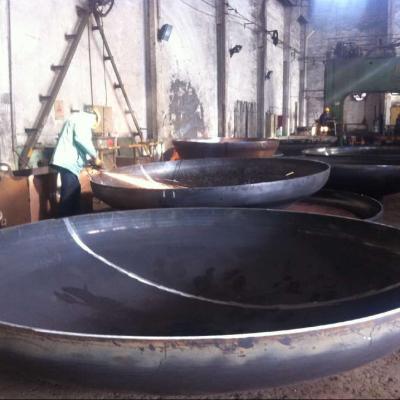 China Boiler Main Gasket Carbon Steel Elliptical Domed Head Ends For Pressure Vessel Tanks for sale