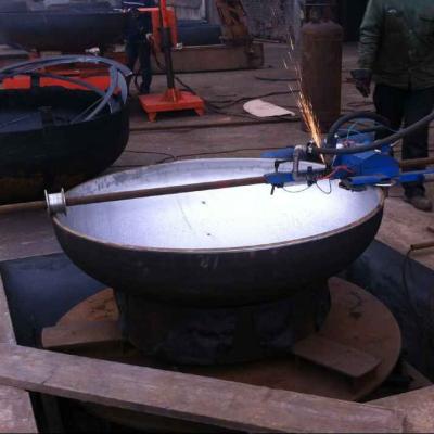 China Carbon Steel Asme Flanged Tank Pressure Vessel Domed Ellipsoid Domed Heads for sale