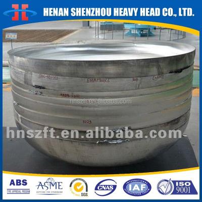 China 2:1 semi elliptical elliptical domed head special vehicles tank/pressure vessel/stainless steel ASTM SA240 TP304 ASME pharmaceutical industry for pressure vessel for sale