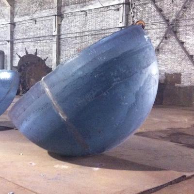 China The stainless steel pressure vessel and hemispherical tank heads stress relief annealing and blow molding after cold forming for sale