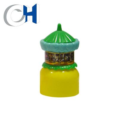 China Freewheel Customized Cute Green Plastic Carousel Surprise Egg for sale