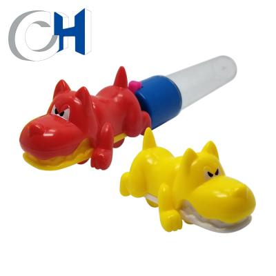 China Promotional Stylish Colorful PS Plastic Dog Candy Animal Toy for sale