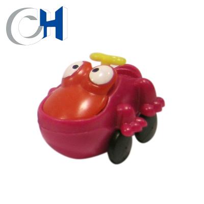 China Training Kids Action Ability Hot Selling Funny Red 4cm Cartoon Car Capsule Toys for sale