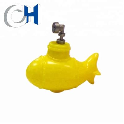 China High Quality Stylish Yellow 40mm Plastic Freewheeling Figure Egg Submersible Toys for sale