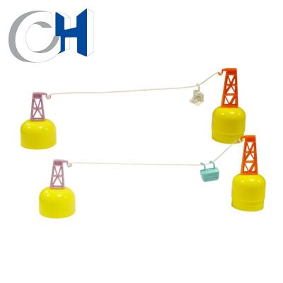 China Newest Special Colorful PP Plastic Freewheel Cable Car Egg Toys for sale