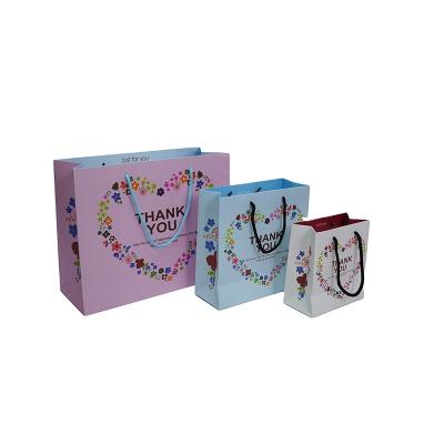 China Wholesale Recyclable Wedding Gift Thank You Paper Bag Mini Wedding Gift Bag With Ribbon Closure for sale