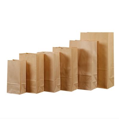 China Recycled Materials Manufacturing Kraft Paper Shopping Bag Professional Recycled Food Packaging for sale