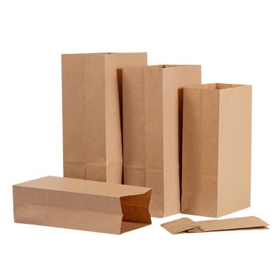 China Cheaper Recycled Materials Printing Custom Logo Recycled Food Packaging Paper Bags for sale