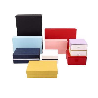 China Wholesale Recyclable Cardboard Luxury Sliding Gift Box Packaging Logo Bracelet Drawer Jewelry Box Custom Made for sale