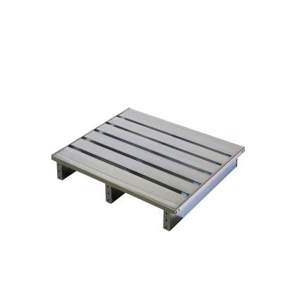 China Recycled High Load Capacity Full-size Customized Galvanized Stack Storage Steel Metal Pallet Pallets for sale