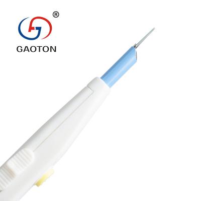 China Tissue cutting and coagulation in various kinds of disposable telescopic electrosurgical pencil bipolar electrosurgical pencil surgery needle shaped electrosurgical pencil for sale