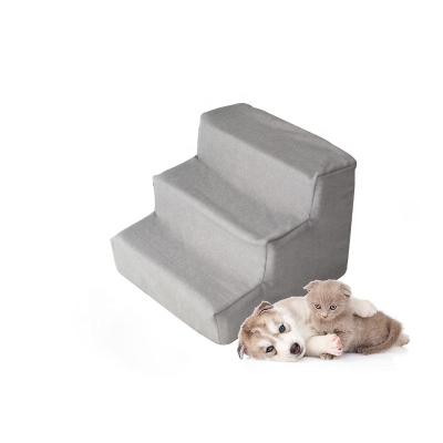 China Durable Canvas Light Weight Anti-Slip High Density Sponge Sliding Steps Ramp Stairs For High Sofa Bed Ladder for sale