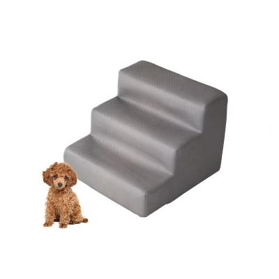 China High Density Dog Stairs Cat Mesh Dog Steps Detachable Cover Pet Foam Viable Foldable Dog Cushion for Bed Water Resistant for sale