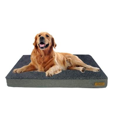 China Breathable Outdoor Popular Design Orthopedic Memory Foam Dog Bed Modern Custom for sale