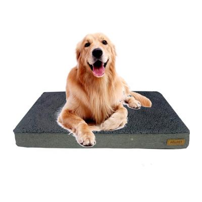 China Best Price Breathable Plush Pet Luxury Memory Foam Mat New Extra Large Dog Bed for sale