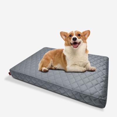 China Removable and Washable Waterproof Orthopedic Foam Dog Sofa Bed Nest Large Rectangle Breathable Pet Beds for sale