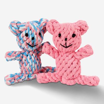 China Cotton Viable Rope Cat Toy Bite Resistant And Sharp Funny Teeth Pet Supplies Puppy Toyspet Dog Toy Bite Rope for sale