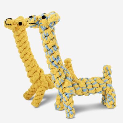 China New Arrival Cotton Rope Material Interactive Toys Pet Chew Toy For Dogs Cats Playing for sale