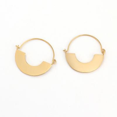 China CLASSIC Trendy Fashion Design Earrings Stainless Steel Jewelry Gold Plated Earring for sale