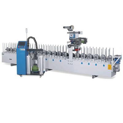 China Wood Wrap Veneer BXW350C Hot Glue Door Frame Profile Wrapping Machine for sale